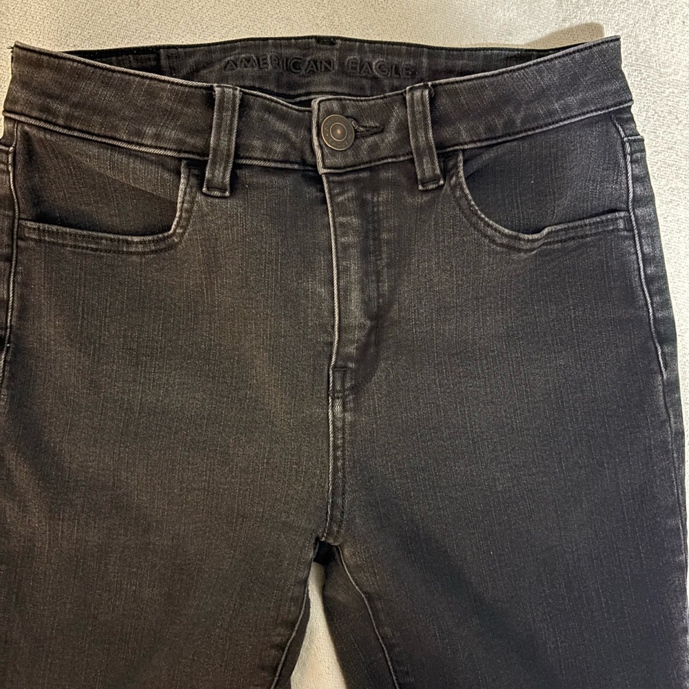 American Eagle Black Dream Jeans Skinny Size 6 Long